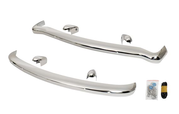Stainless Steel Bumper Set - Front & Rear - MGB-MGB GT Early - RP1967